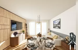 Bel appartement 2 chambres au deuxieme etage d'une residence neuve chamonix-mont-blanc Ref # C4915 - B205 